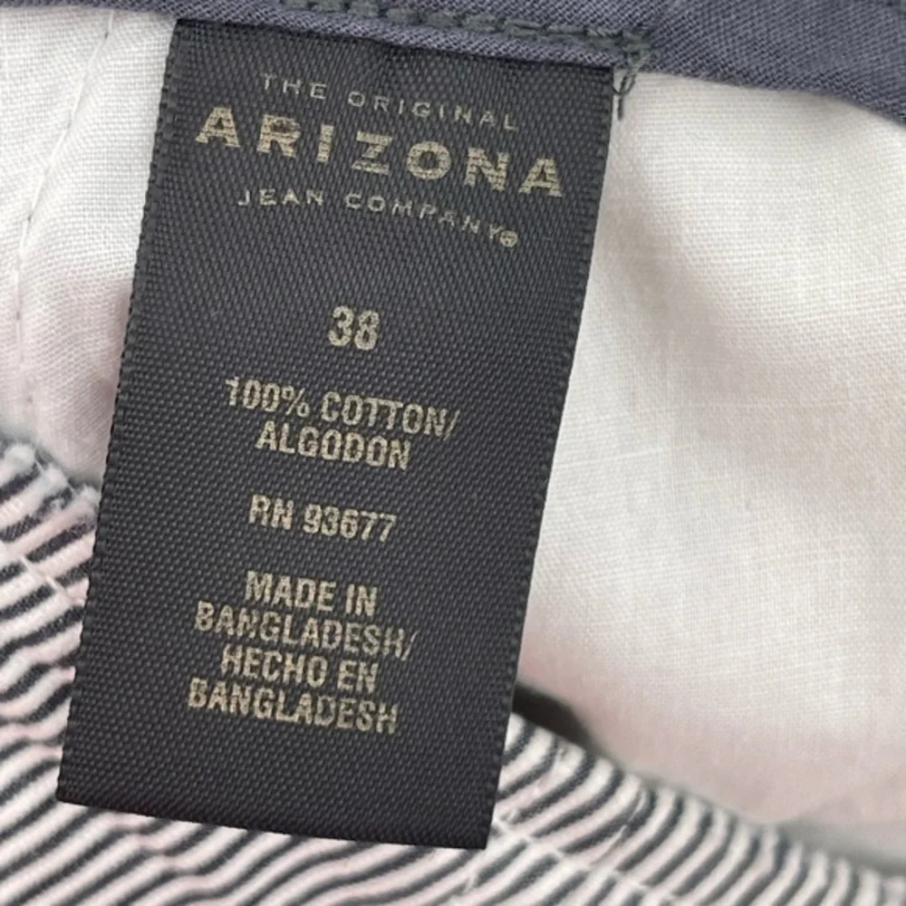 NWT Arizona Jeans Deck Shorts Blue Stripped size 38